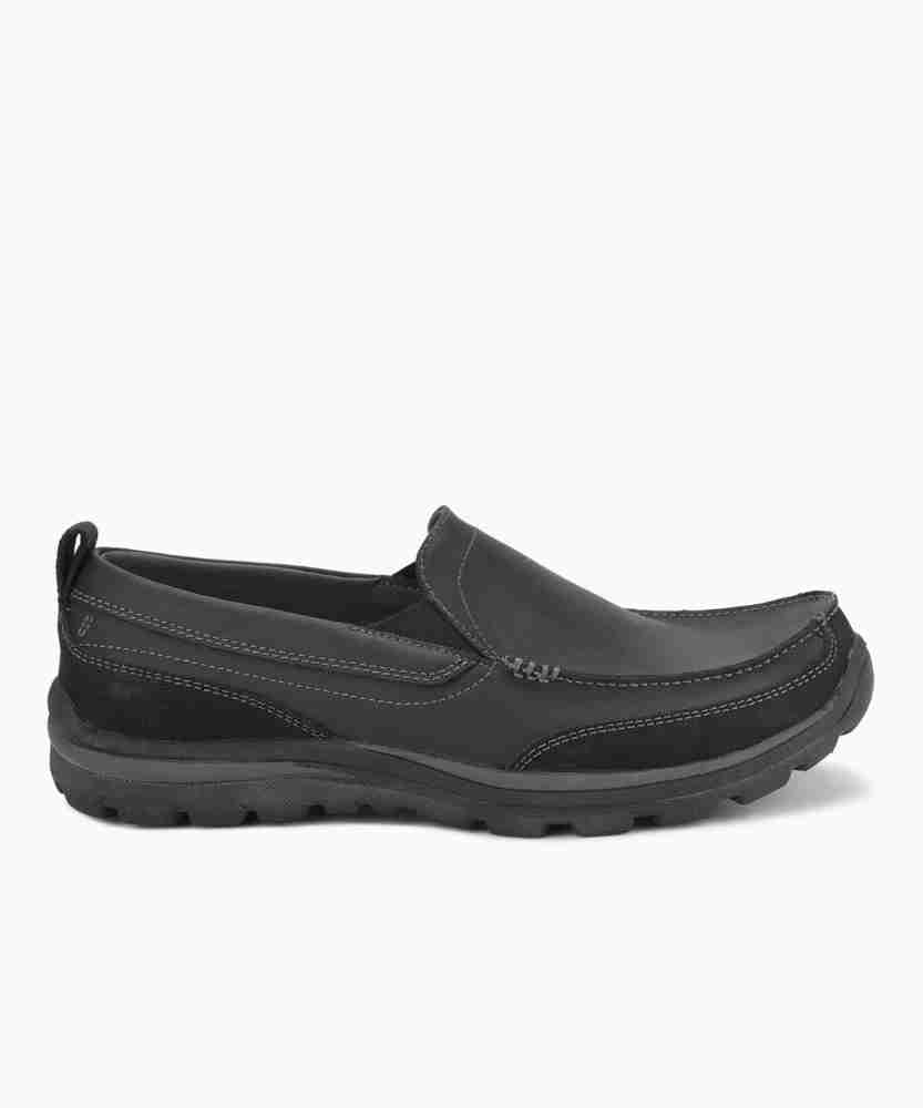 Skechers men's relaxed fit memory foam superior gains online