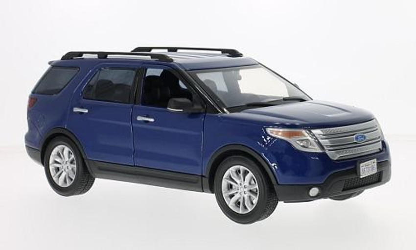 Generic Ford 2015 Explorer Xlt Blue 1 18 Diecast Model Car By