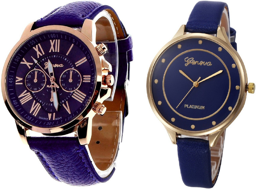 Geneva platinum men's watch online