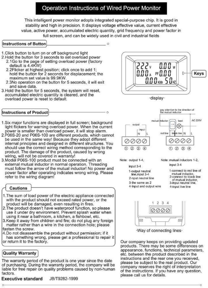 Live-Line Power Quality Meter