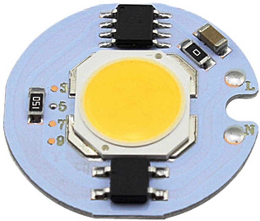 TCS LED COB Chip Light 5W 220V Input Smart IC Cold White DIY
