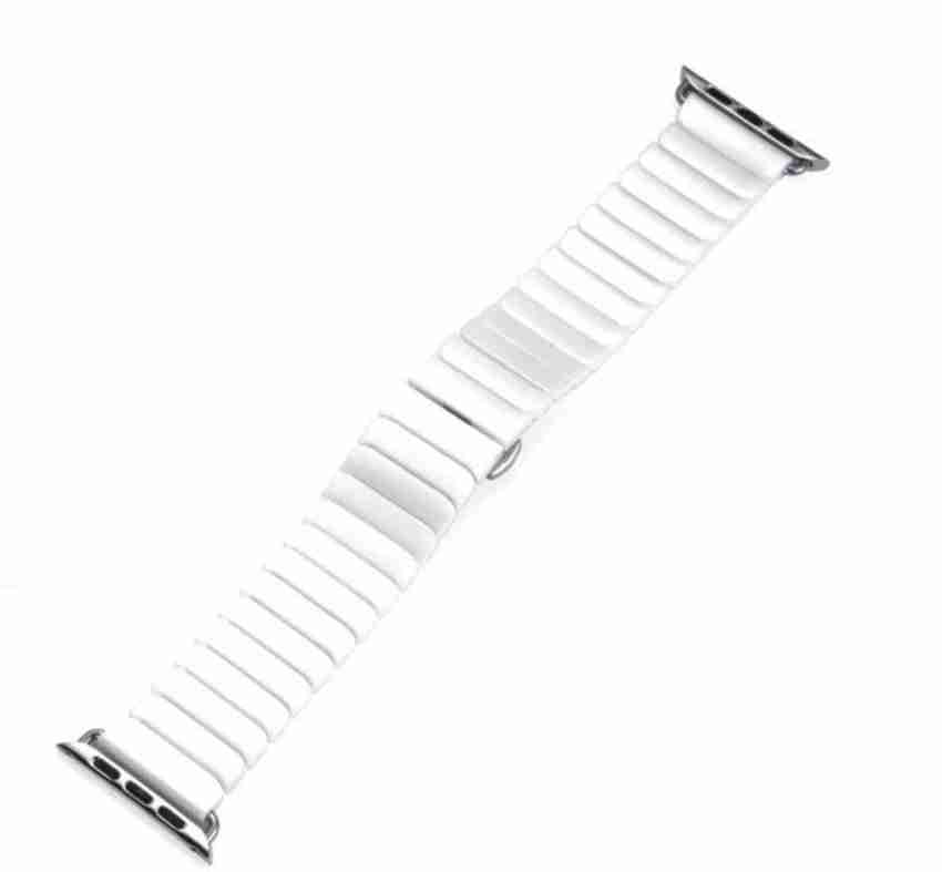 White ceramic shop watch strap