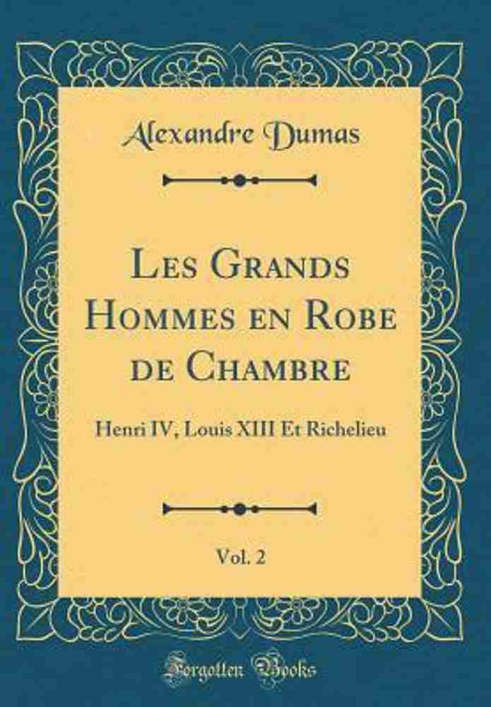 Les Grands Hommes En Robe de Chambre Vol. 2 Buy Les Grands
