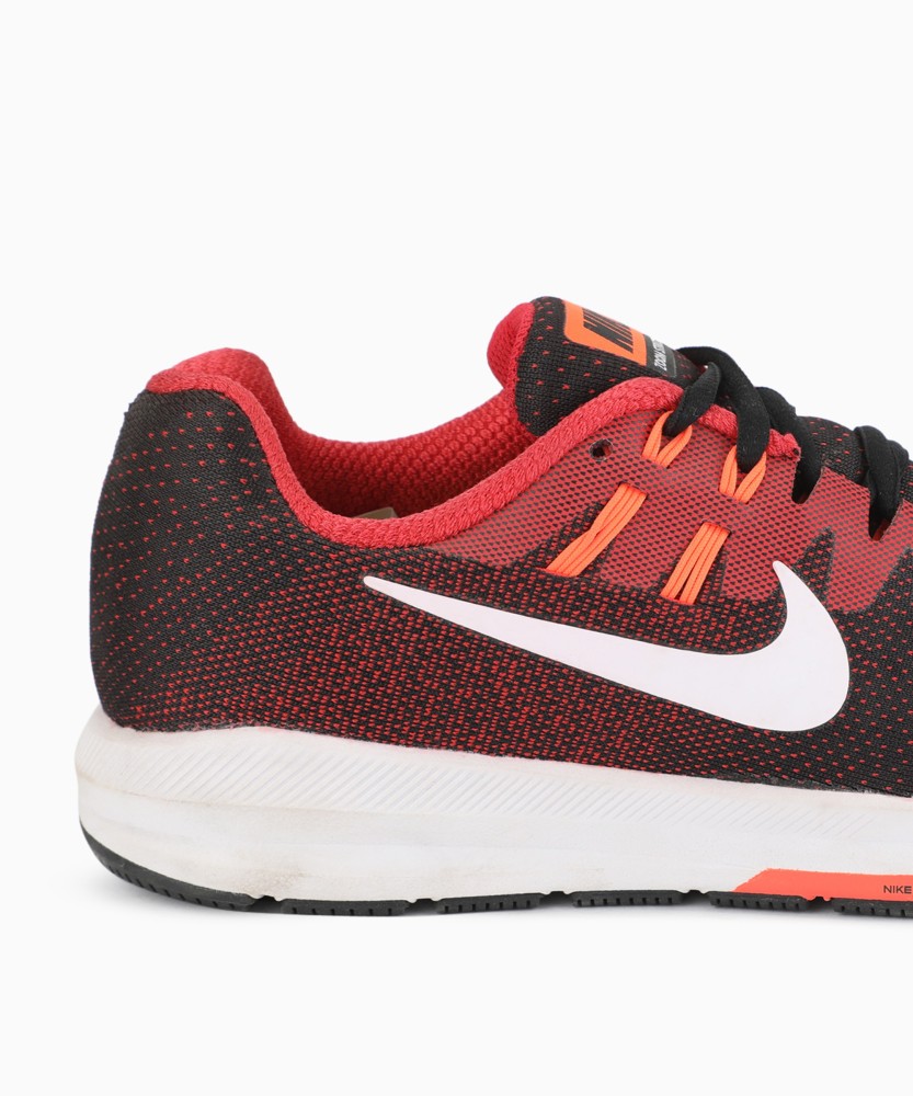 NIKE AIR ZOOM STRUCTURE 20 Running Shoes For Men Buy BLACK WHITE UNIVERSITY RED HYPER ORANGE Color NIKE AIR ZOOM STRUCTURE 20 Running Shoes For Men Online at Best Price Shop Online for