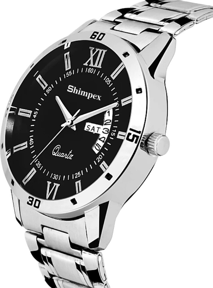 SHIMPEX Analog Watch For Men Buy SHIMPEX Analog Watch For Men 1775SL01 and Date Watch Online at Best Prices in India Flipkart