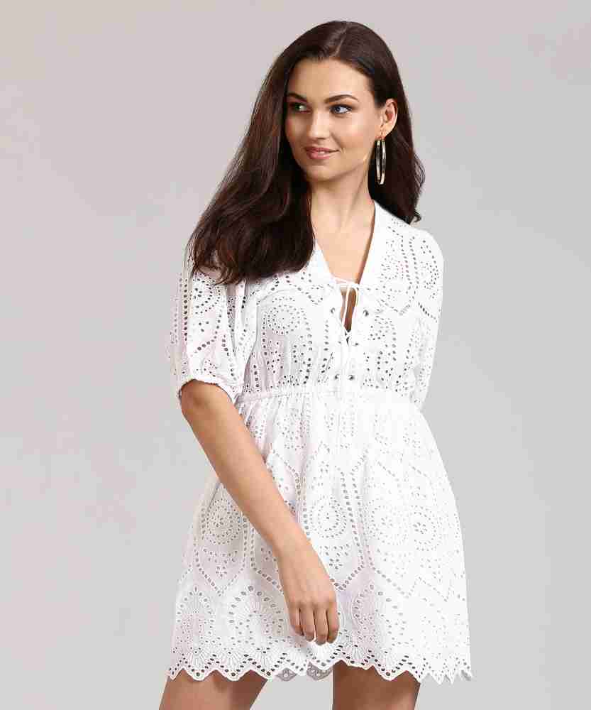 Plain white online dress forever 21