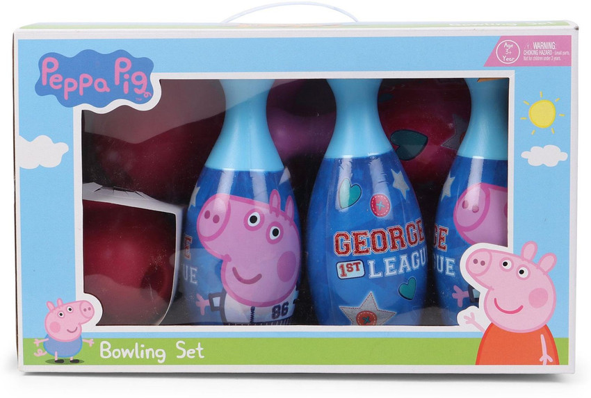 Peppa pig bowling set store