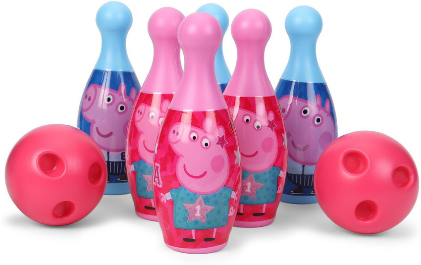 Peppa pig 2025 bowling set
