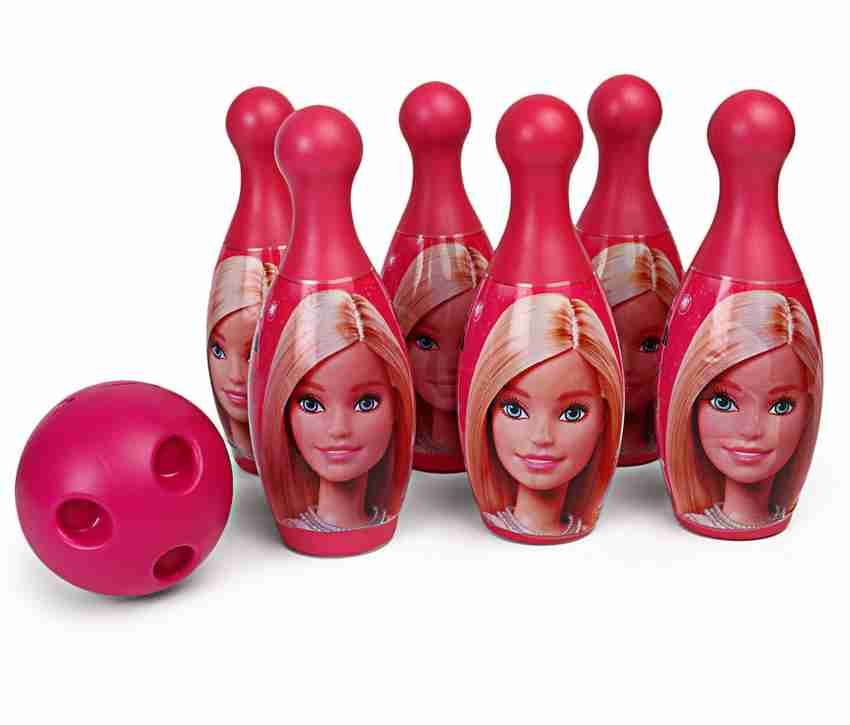 Barbie top bowling set