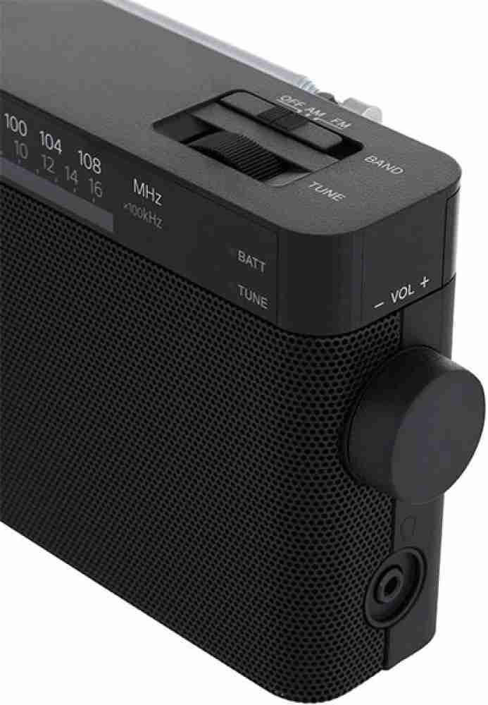 Sony ICF-306 - Radio AM/FM portátil, color negro