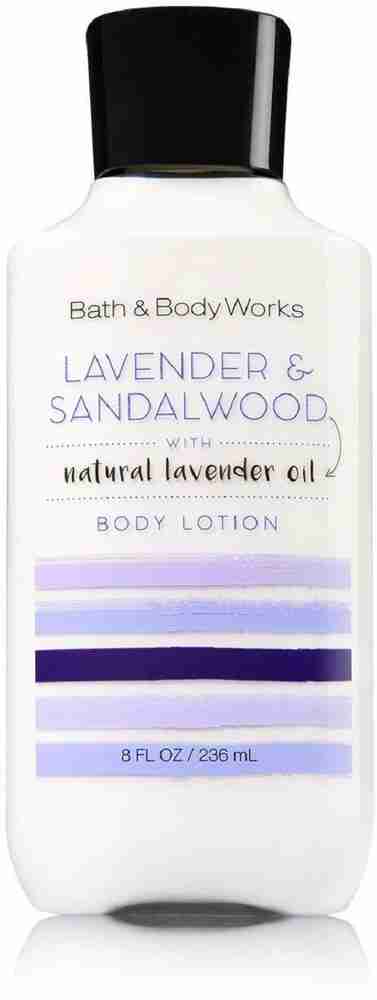 BATH BODY WORKS LAVENDER SANDALWOOD Body Lotion 8oz Price in