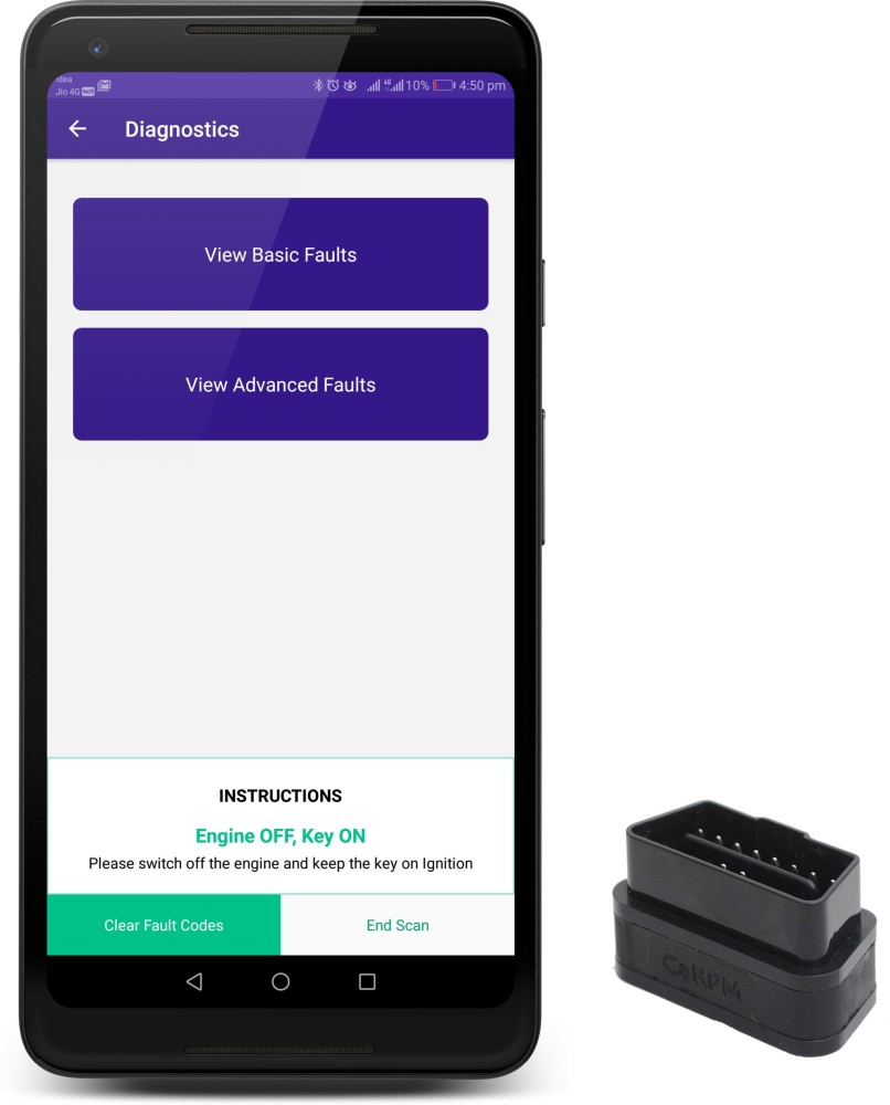 CARPM GaragePro android-based Bluetooth Scanner OBD Interface
