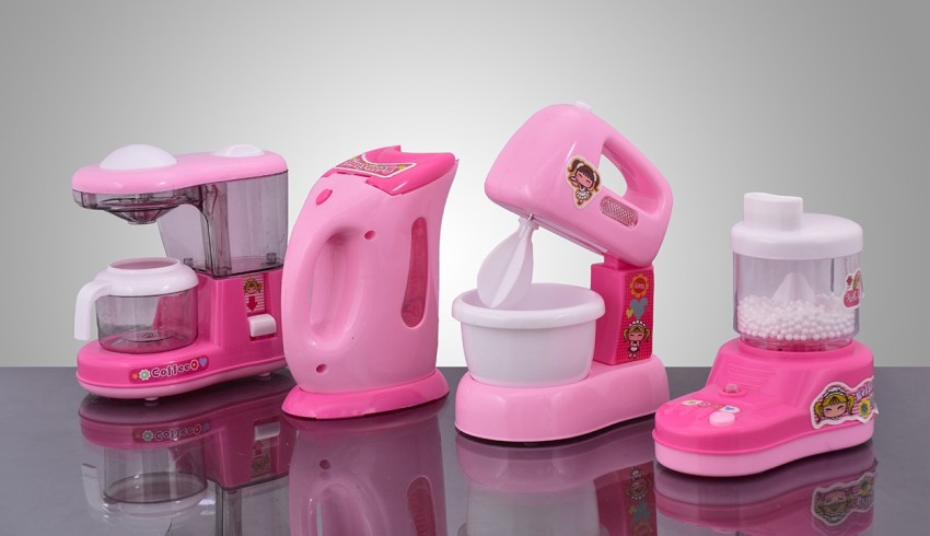 Miniature Real Working Blender Pink: Mini Cooking Kitchen