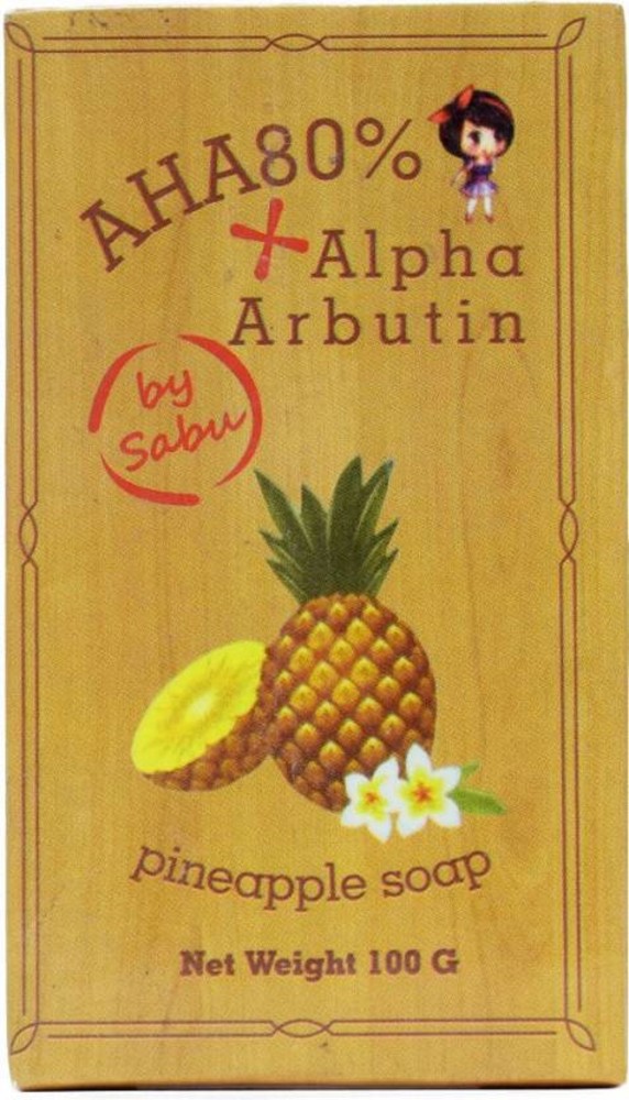 Sabu Arbutin Skin Whitening Soap Pineapple Soap Skin Lightening