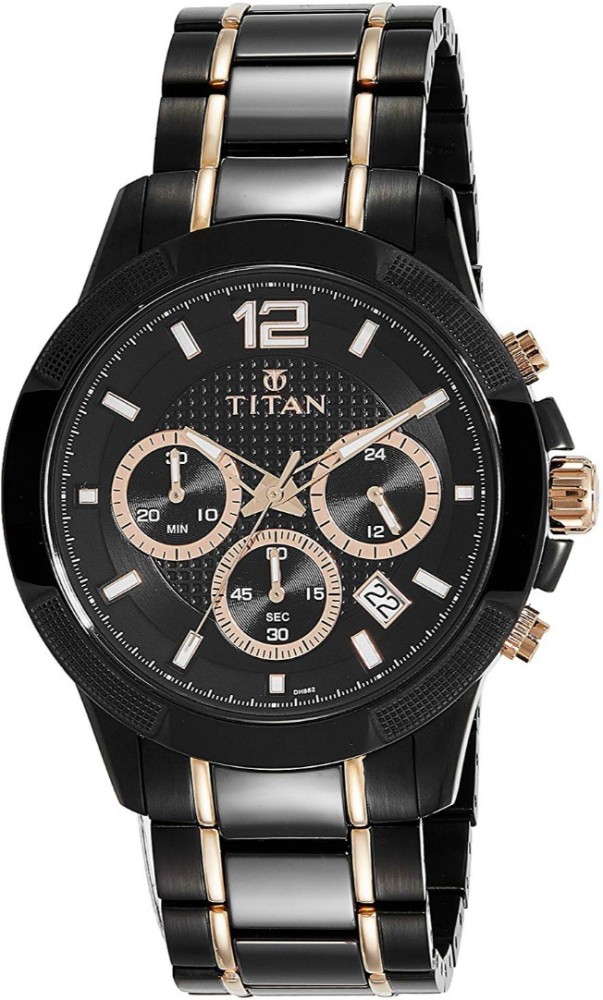 Titan ceramic chronograph on sale watches