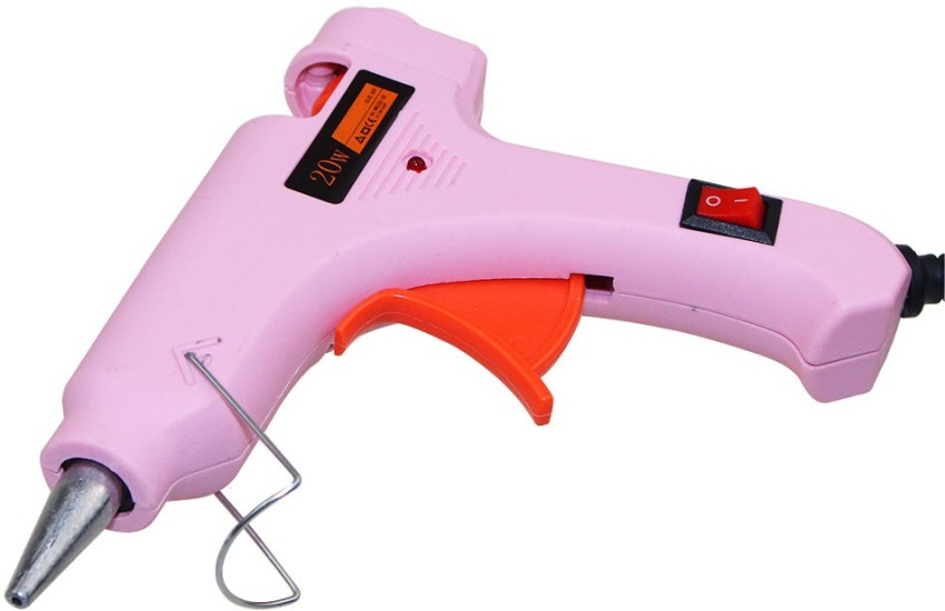 PEGAMENTO 20 Watt Pink Color Glue Gun with 10 Glue Sticks High Temperature  Corded Glue Gun Price in India - Buy PEGAMENTO 20 Watt Pink Color Glue Gun  with 10 Glue Sticks High Temperature Corded Glue Gun online at