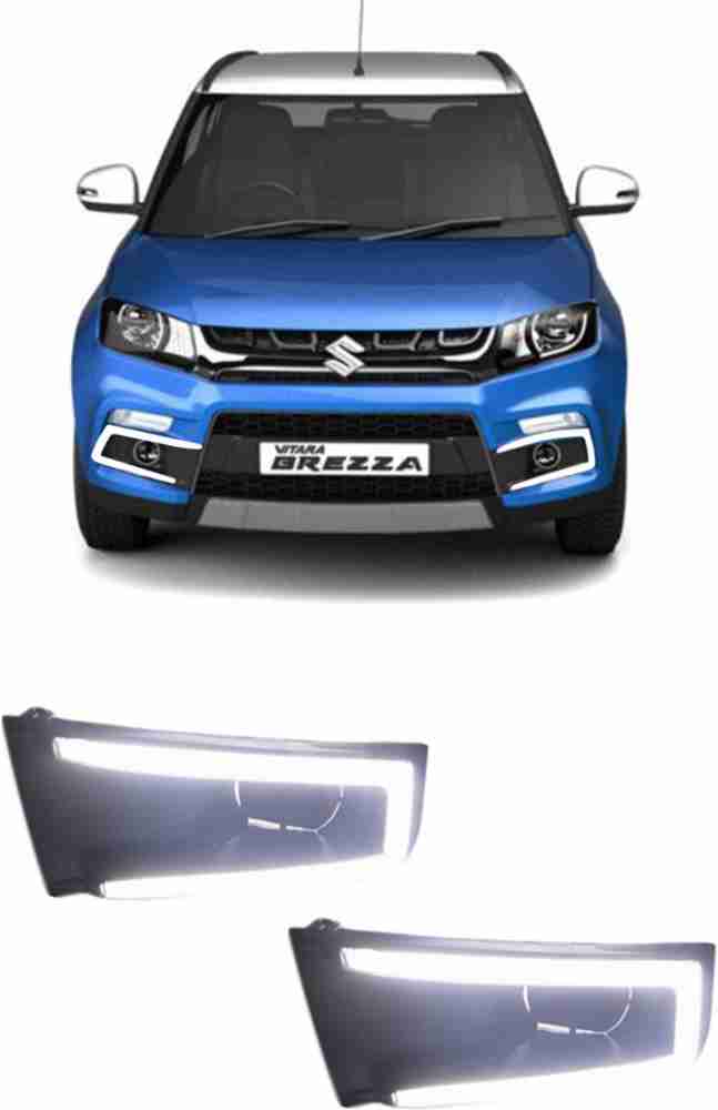 CARZEX LED Light for Maruti Vitara Brezza Front Daytime Running Light with  Yellow Turn Signal C Type Car Fancy Lights Price in India - Buy CARZEX LED  Light for Maruti Vitara Brezza