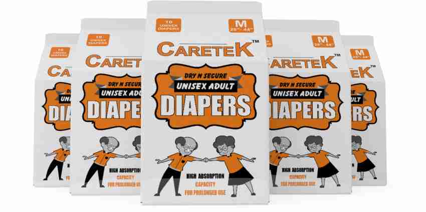 Caretek Tab-Style Diaper L 50 Adult Diapers - L - Buy 50 Caretek