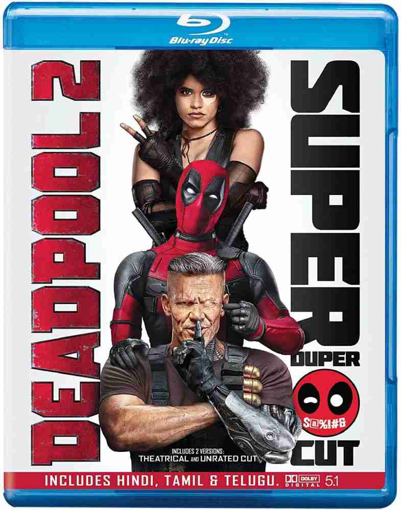 Deadpool 2 Super Duper Cut Unrated 2 Disc Price in India