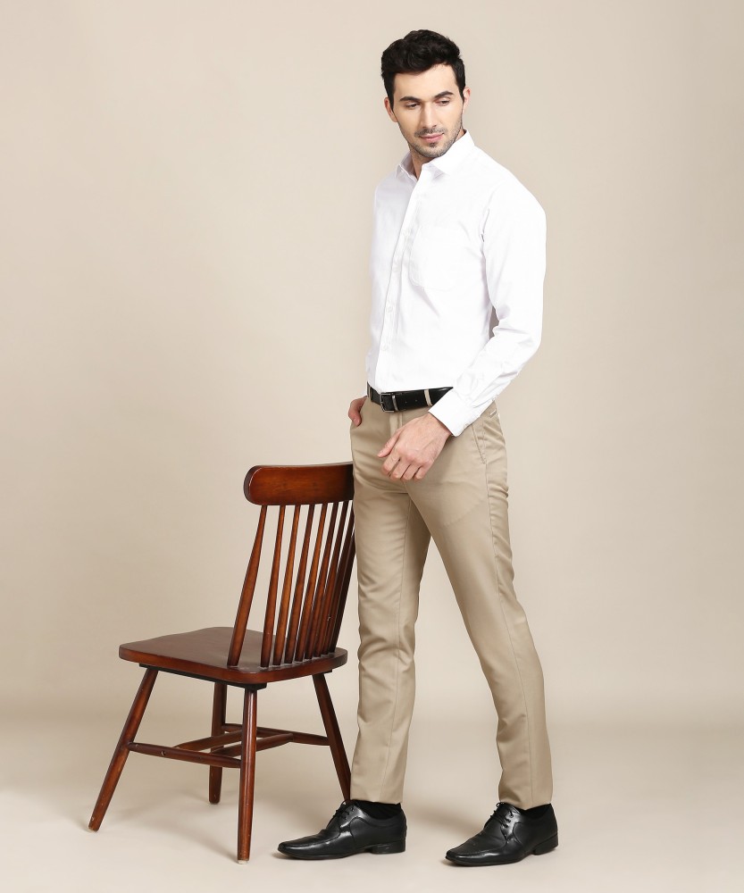 23% OFF on John louis Men Striped Casual White Shirt on Flipkart