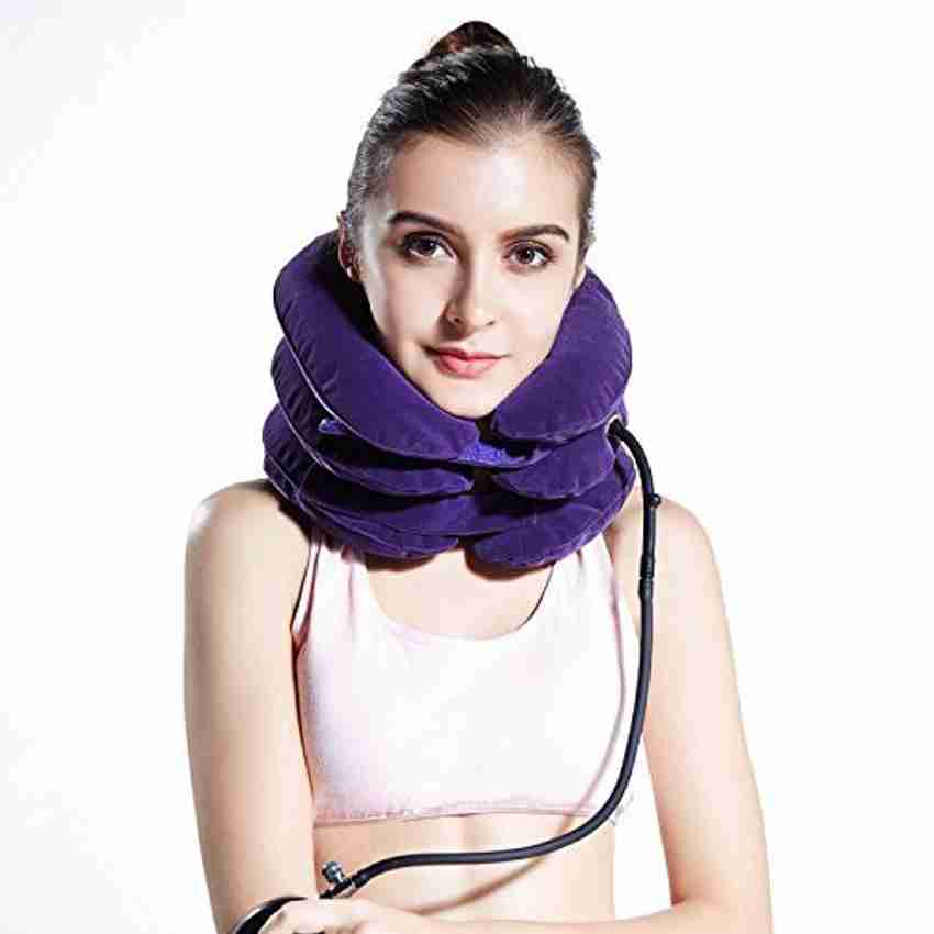 Inflatable neck shop support brace