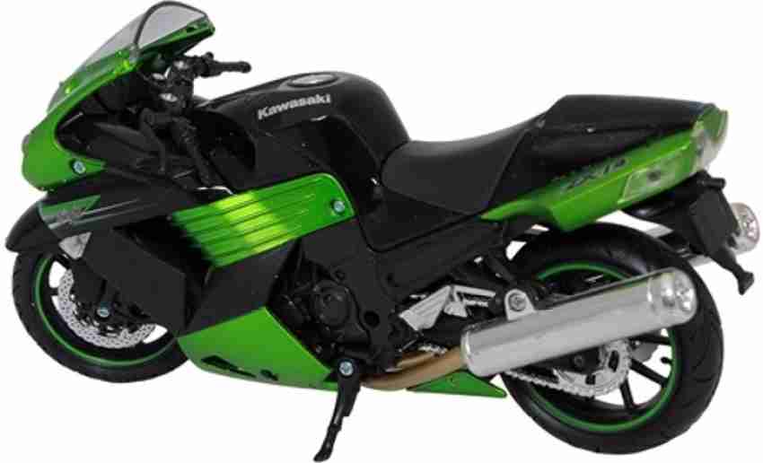 2011 Kawasaki Zx-14 Ninja Green Motorcycle Model 1/12 By New Ray : Target