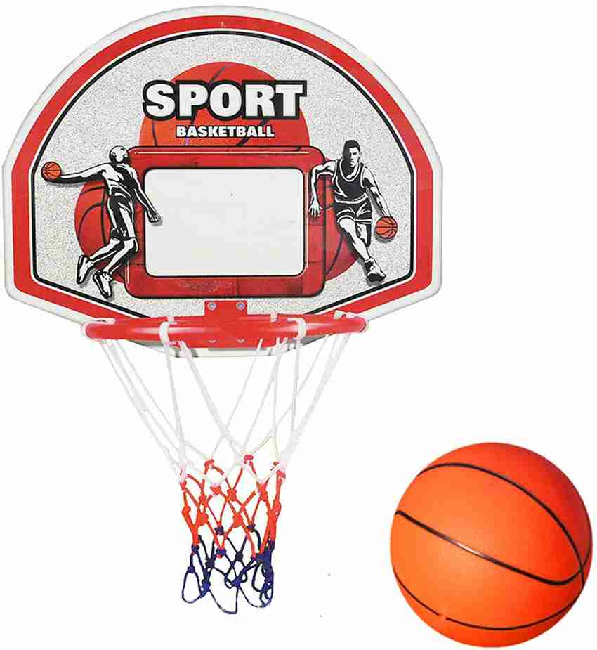 Planet of Toys Indoor Outdoor Portable Basketball Set With