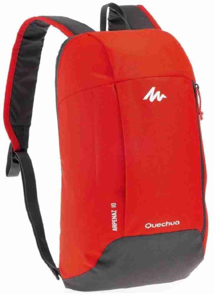 QUECHUA BY DECATHLON Arpenaz 10 Ltr Mint Red Waterproof Backpack Red 10 L Nursery Play School Waterproof Backpack Backpack Flipkart