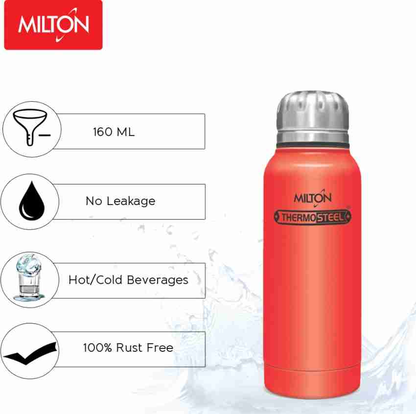 Milton Thermos/Thermosteel Slender Bottle(Steel) (300ml) (Stainless Steel)