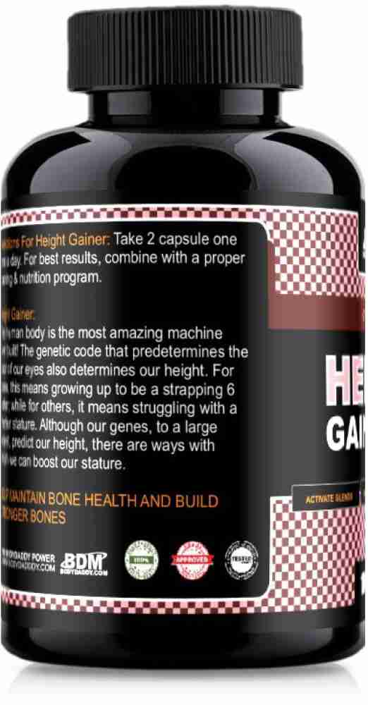 BodyDaddyMake Height Gainer Capsules 100 EAA Essential Amino