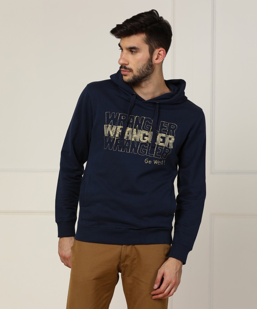 Wrangler Full Sleeve Printed Men Sweatshirt Buy Wrangler Full