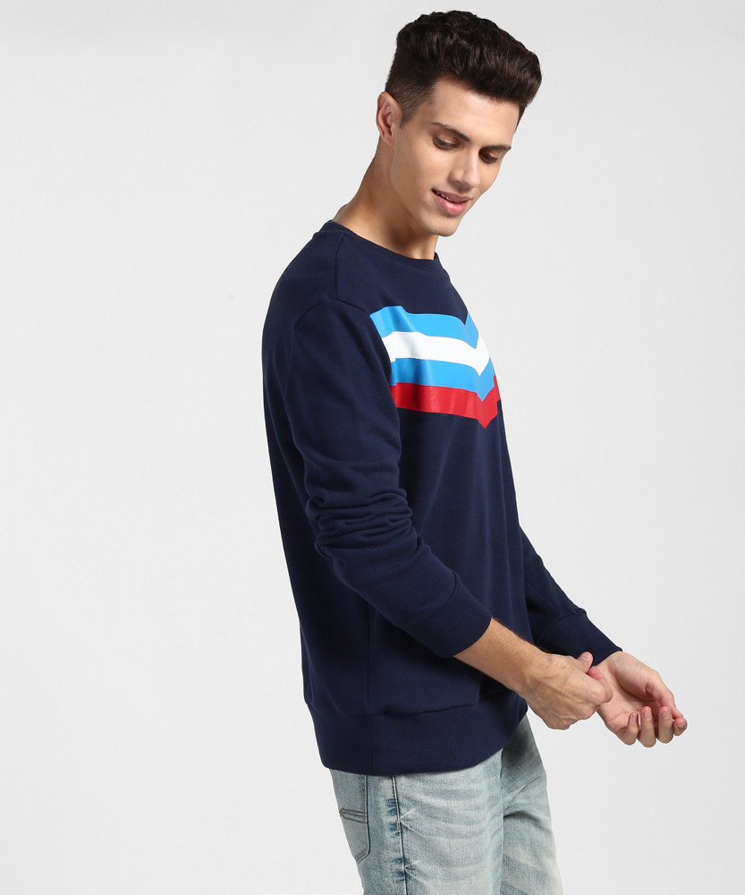 DENIZEN Full Sleeve Solid Men Sweatshirt Buy DENIZEN Full Sleeve