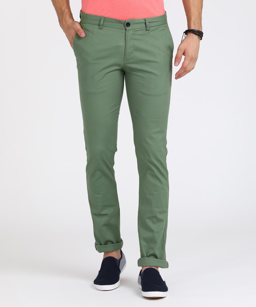 DUKE Slim Fit Men Green Trousers  Buy DUKE Slim Fit Men Green Trousers  Online at Best Prices in India  Flipkartcom