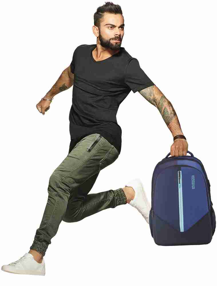 AMERICAN TOURISTER Alto Sch Bag 03 31 L Laptop Backpack Blue Price in India Flipkart