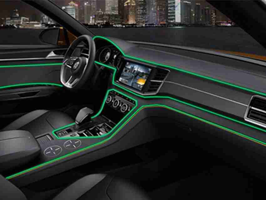 Green interior lights for best sale car