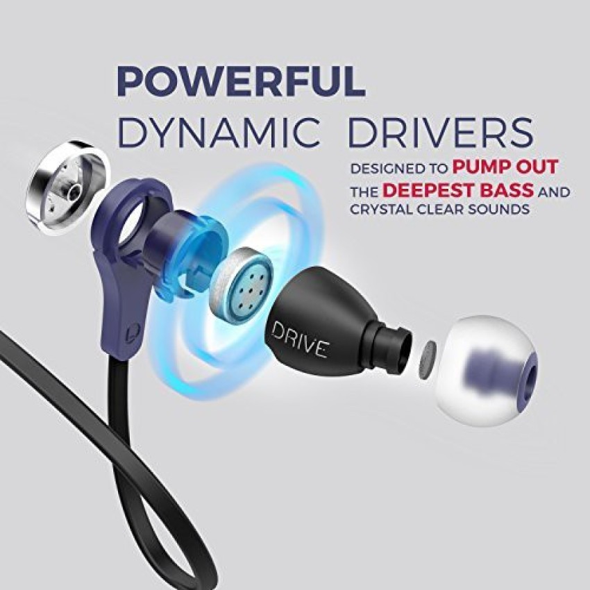 MuveAcoustics Drive In Ear Earphone Steel Black Wired Headset