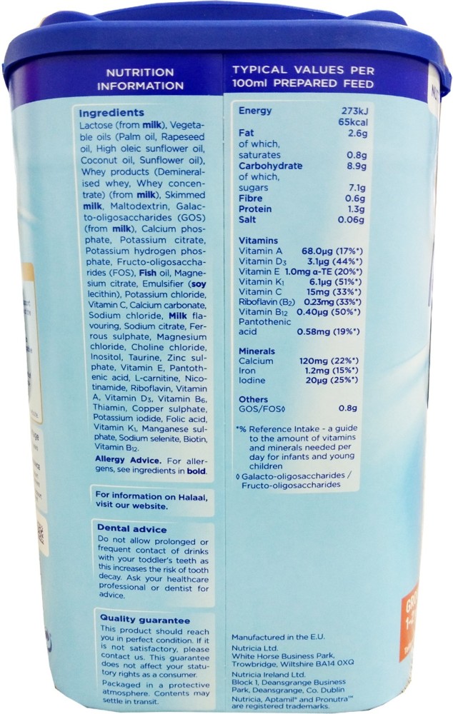 Aptamil® 3 Toddler Milk 1000g (1-2 Years)