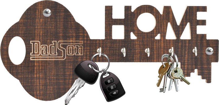 Wooden key discount shaped key holder