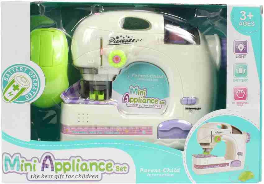 Children Sewing Machine Small Electric Kids Sewing Machine Home Toys Set 