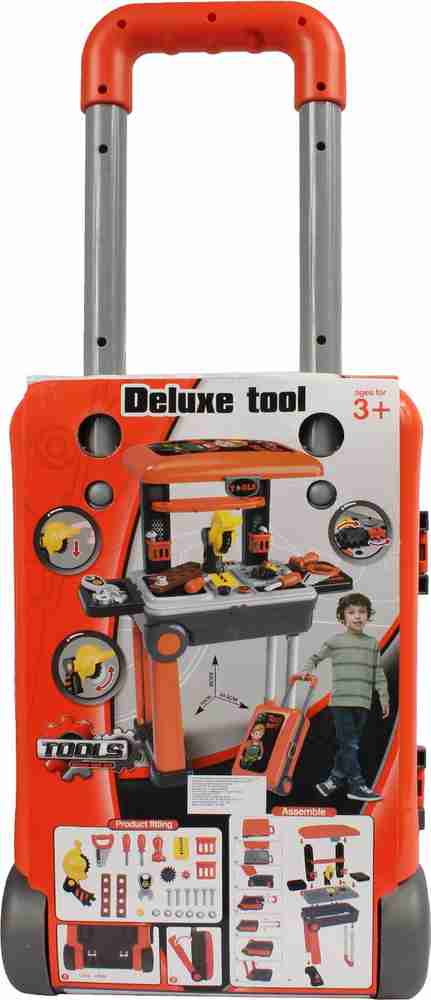 Planet of Toys 2 in 1 Deluxe Tools Play Set For Kids Children 2