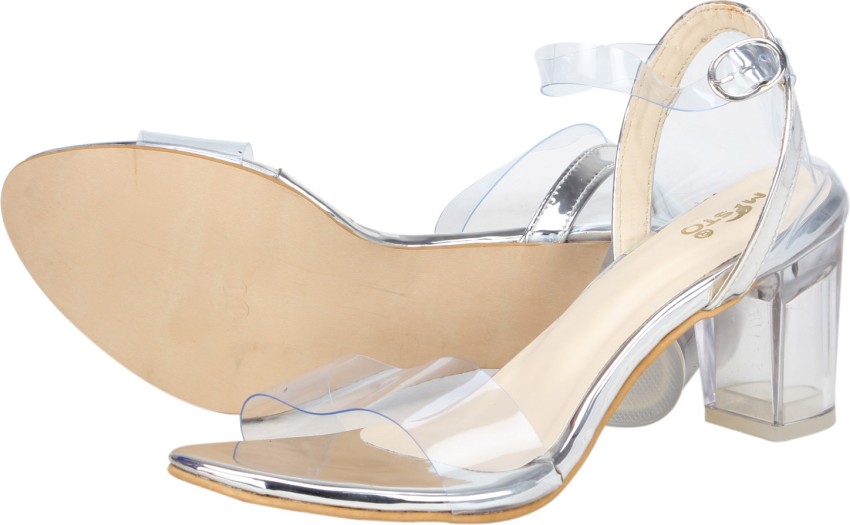 Womens discount transparent sandals