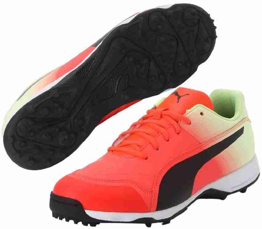 Puma evospeed one8 r on sale fade red cricket shoes
