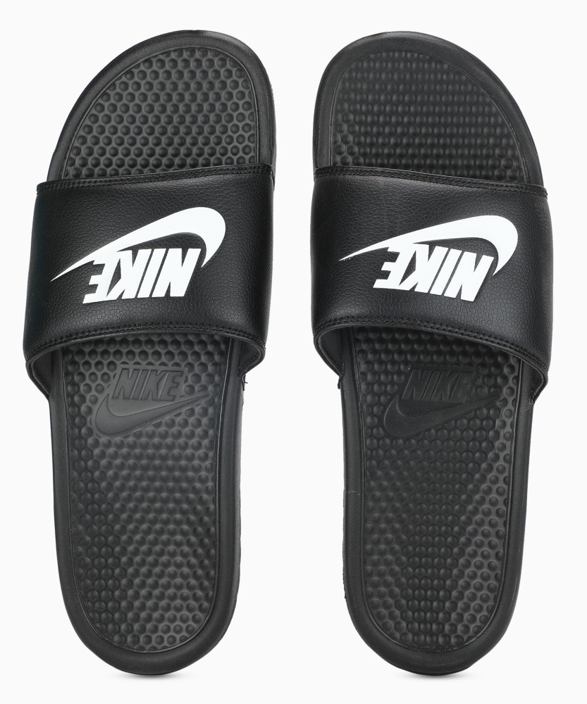 NIKE Men BENASSI JDI Slides Buy BLACK WHITE Color NIKE Men