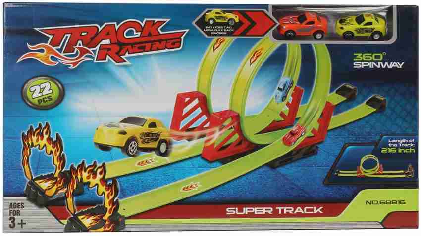 Pull back car track discount
