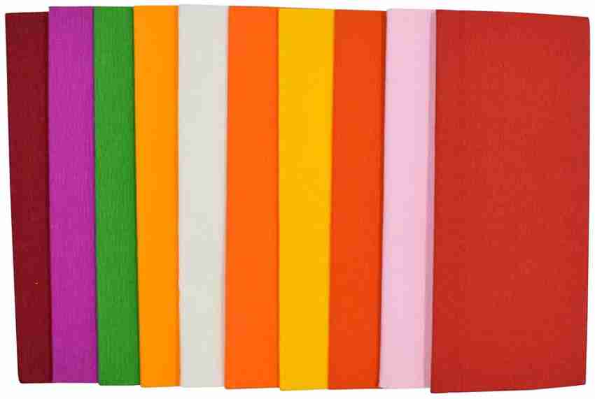 snehatrends Festival Decorative plain color crepe paper rolls