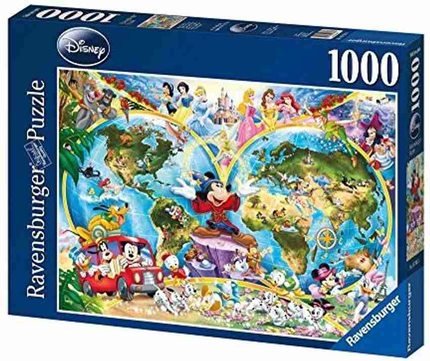 Disney globe puzzle top