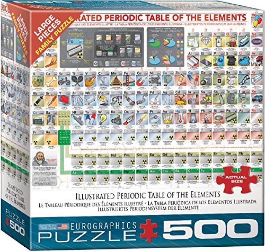 Periodic Table Educational 1000-Piece Jigsaw Puzzle
