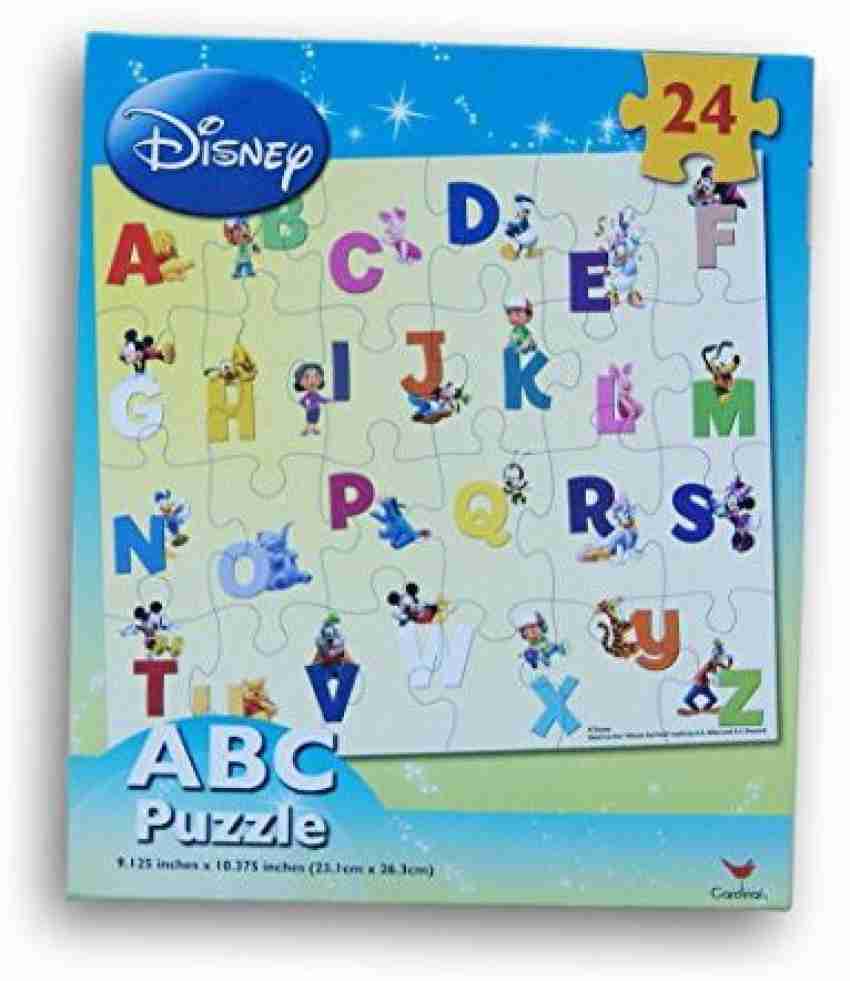 Cardinal Games Disney Kids ABC Alphabet Puzzle - 24 Piece - Disney Kids ABC  Alphabet Puzzle - 24 Piece . shop for Cardinal Games products in India.