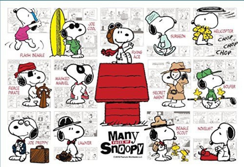 Apollo sha 300-piece jigsaw puzzle PEANUTS MANY Faces of Snoopy