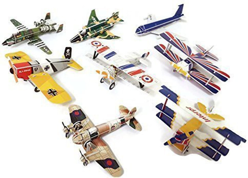 Pop Out World 3D Airplane Puzzles Set of 4 2 Planes per Puzzle 3D Airplane Puzzles Set of 4 2 Planes per Puzzle shop for Pop Out World products in India. Flipkart